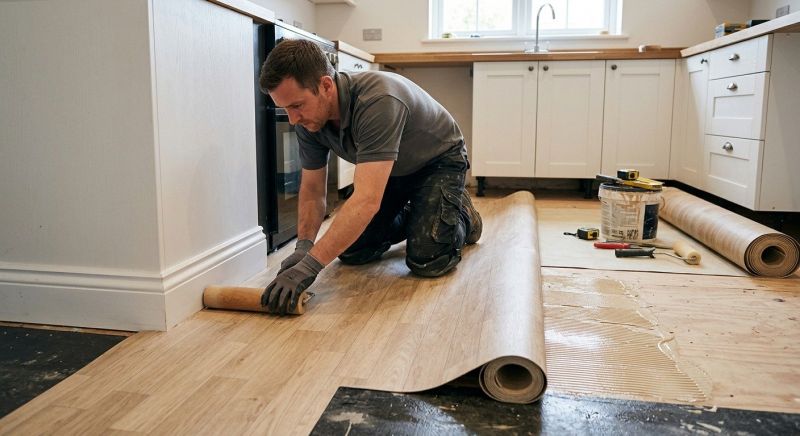 Sheet Linoleum Installation in Henderson, NV